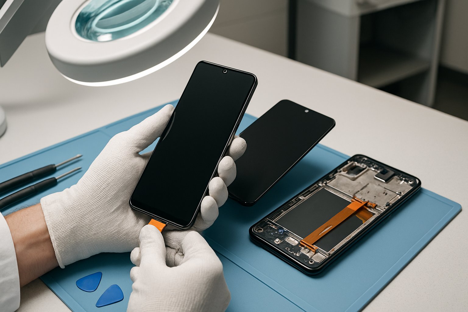 Замена дисплея Samsung Galaxy A35 5G: признаки повреждения и варианты ремонта — ремонт смартфона Samsung