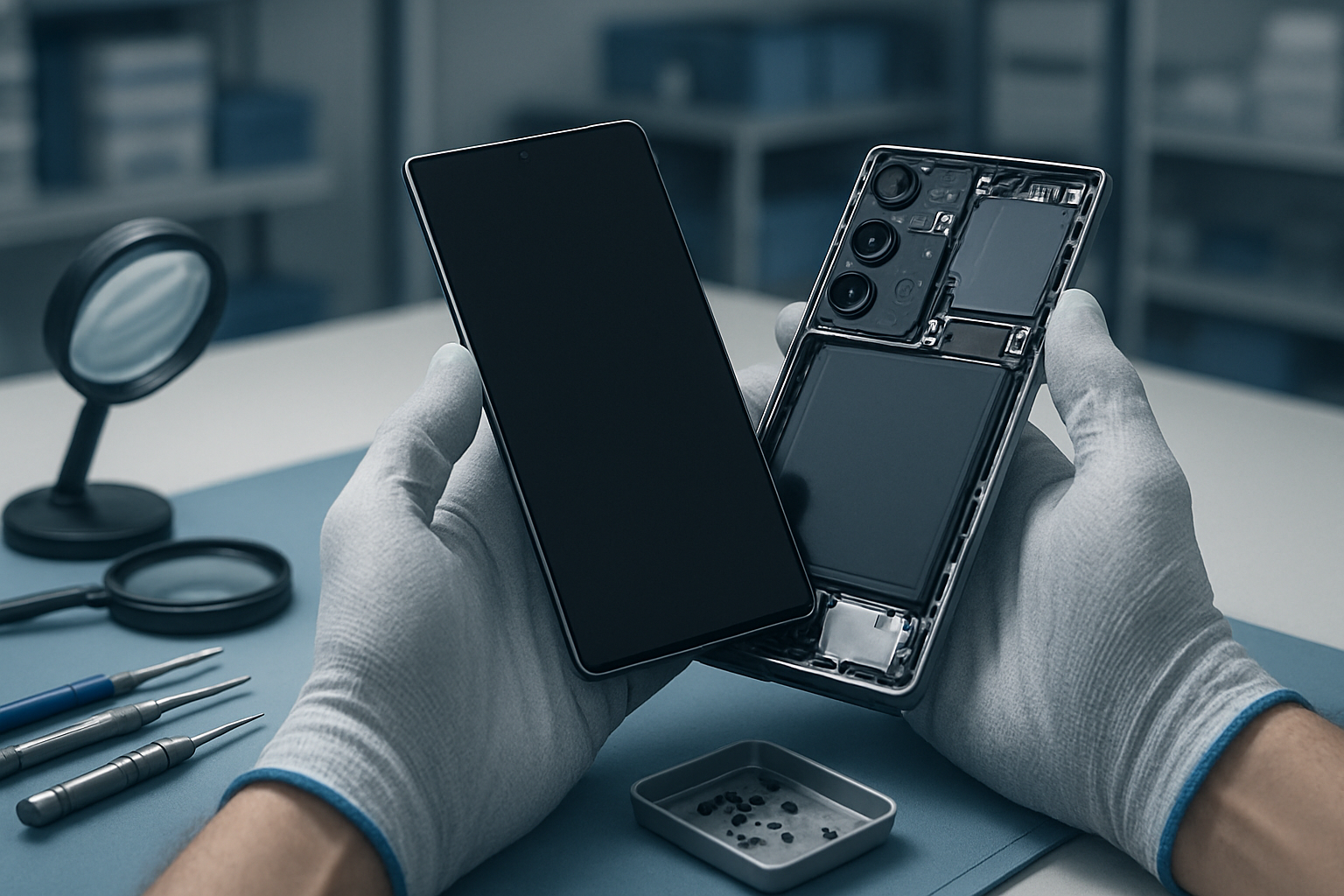 Замена дисплея Samsung Galaxy S24 Ultra: признаки повреждения и варианты ремонта — ремонт смартфона Samsung